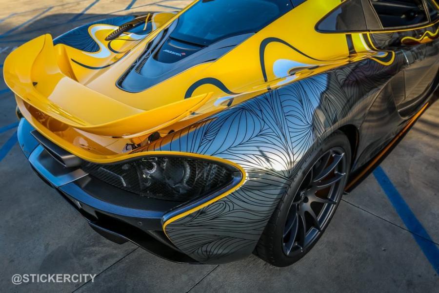  McLaren P1 Tatoo Edition by Sticker City 2015 года  (фото 21 из 23)